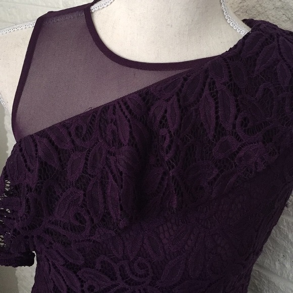 Roz & Ali lace and sheer dress - Picture 2 of 7